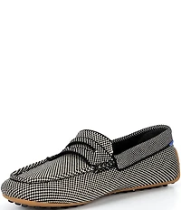 Rothy's The Daily Driver Knit Micro Check Loafers