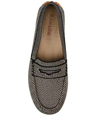 Rothy's The Daily Driver Knit Micro Check Loafers
