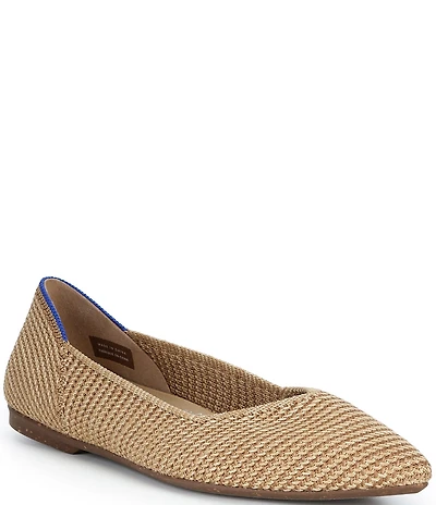 Rothy's The Point II Woven Washable Pointed Toe Ballerina Flats