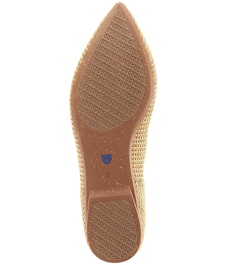 Rothy's The Point II Woven Washable Pointed Toe Ballerina Flats