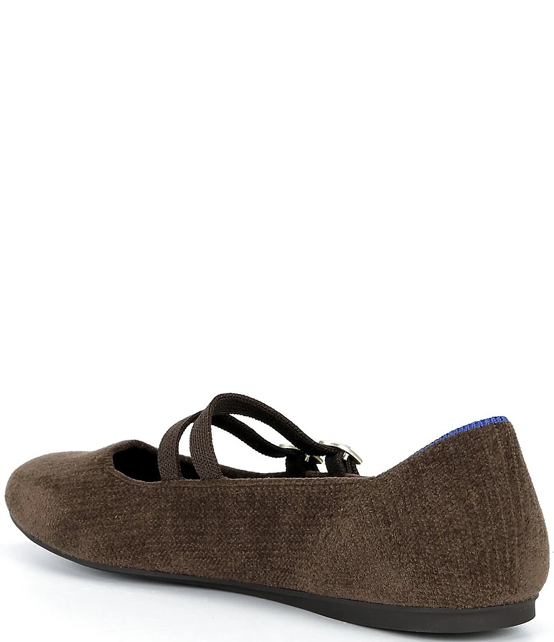 Rothy's The Revelvet Double Buckle Mary Jane Flats