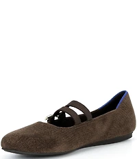 Rothy's The Revelvet Double Buckle Mary Jane Flats