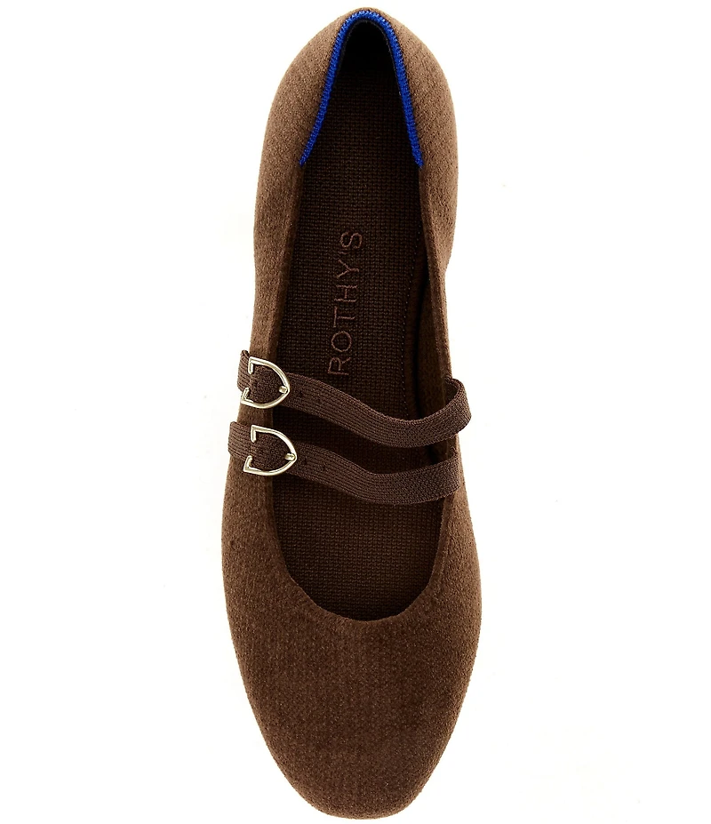 Rothy's The Revelvet Double Buckle Mary Jane Flats