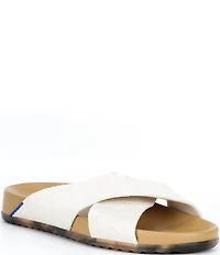 Rothy's The Weekend Knit Cross Strap Slide Sandals