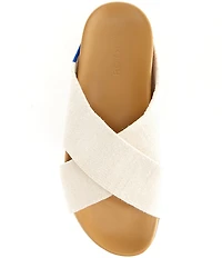 Rothy's The Weekend Knit Cross Strap Slide Sandals