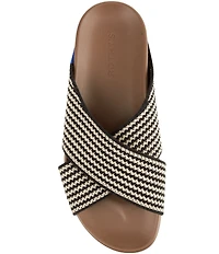 Rothy's The Weekend Knit Cross Strap Slide Sandals