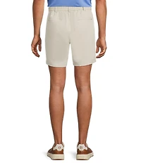 Roundtree & York Performance Flat Front Partial E-Waist 7#double; Shorts