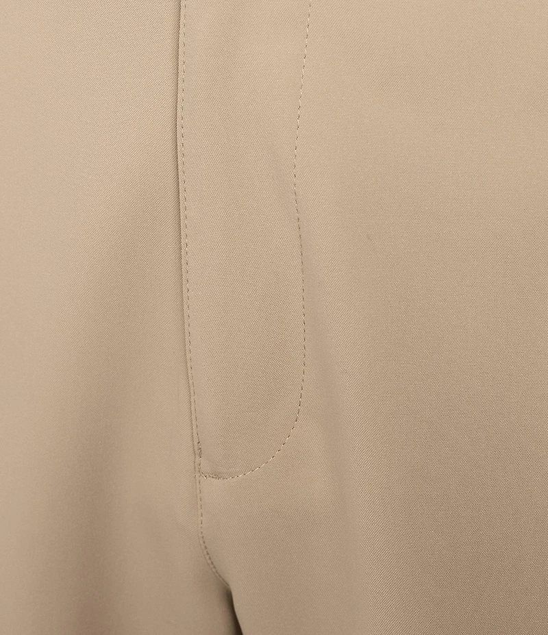Roundtree & York Performance Flat Front Partial E-Waist 7#double; Shorts