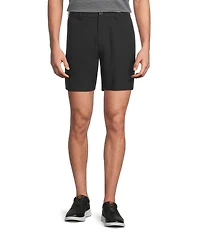 Roundtree & York Performance Flat Front Partial E-Waist 7#double; Shorts