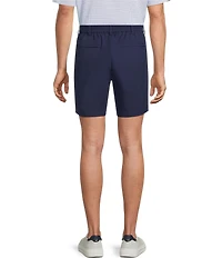 Roundtree & York Performance Flat Front Partial E-Waist 7#double; Shorts