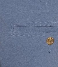 Roundtree & Yorke 7#double; Flat Front Heather Performance Shorts