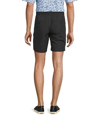 Roundtree & Yorke 7#double; Flat Front Performance Pull On Shorts