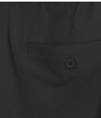 Roundtree & Yorke 7#double; Flat Front Performance Pull On Shorts