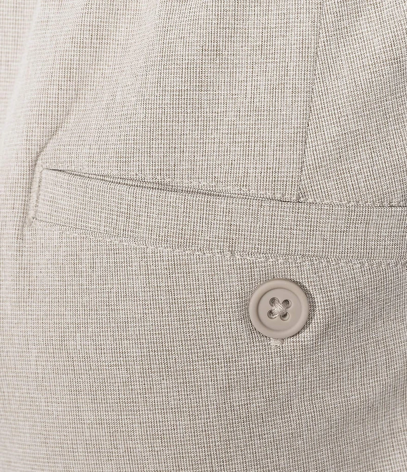 Roundtree & Yorke 7#double; Flat Front Performance Pull On Shorts