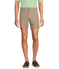Roundtree & Yorke 7#double; Flat Front Performance Shorts
