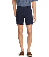 Roundtree & Yorke The Fairway 7#double; Flat Front Performance Shorts