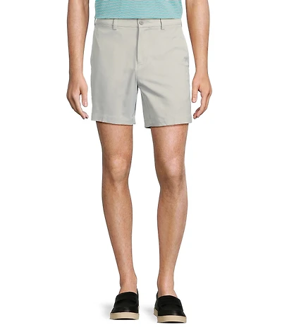 Roundtree & Yorke The Fairway 7#double; Flat Front Performance Shorts