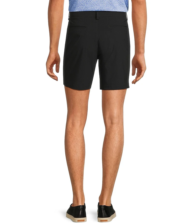 Roundtree & Yorke The Links to Lounge 8#double; Flat Front Performance Pull On Shorts