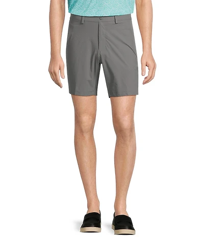 Roundtree & Yorke The Links to Lounge 8#double; Flat Front Performance Pull On Shorts