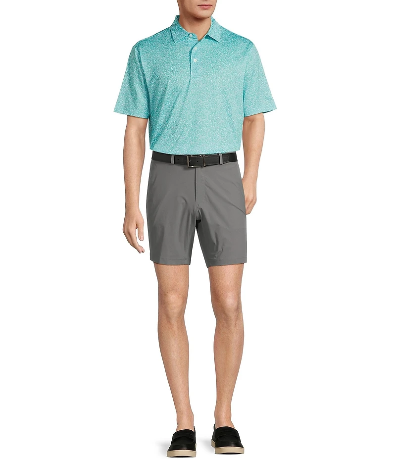 Roundtree & Yorke The Links to Lounge 8#double; Flat Front Performance Pull On Shorts