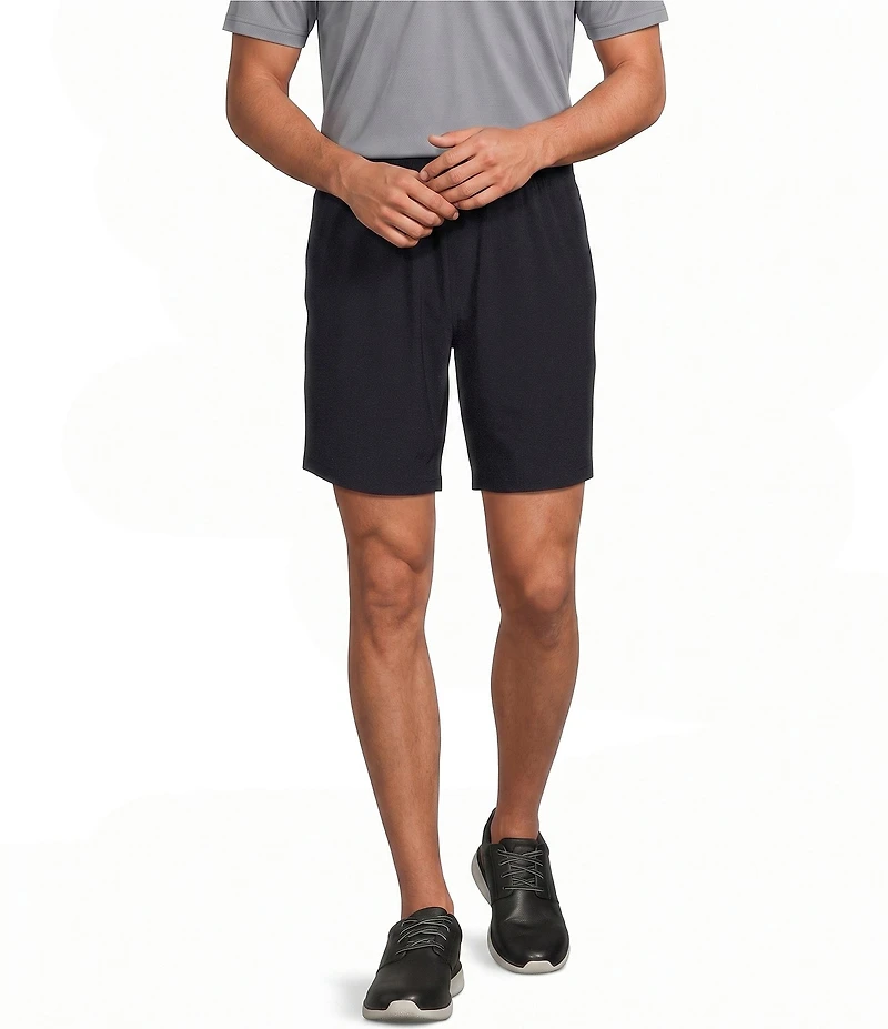 Roundtree & Yorke 8#double; Inseam Flat Front Performance Pull-On Shorts