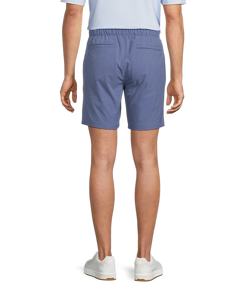 Roundtree & Yorke 8#double; Inseam Flat Front Performance Pull-On Shorts