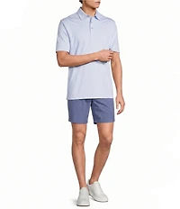 Roundtree & Yorke 8#double; Inseam Flat Front Performance Pull-On Shorts