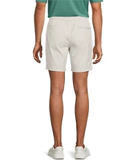 Roundtree & Yorke 8#double; Inseam Flat Front Performance Pull-On Shorts
