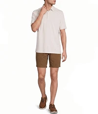 Roundtree & Yorke 8#double; Inseam Flat Front Performance Pull-On Shorts
