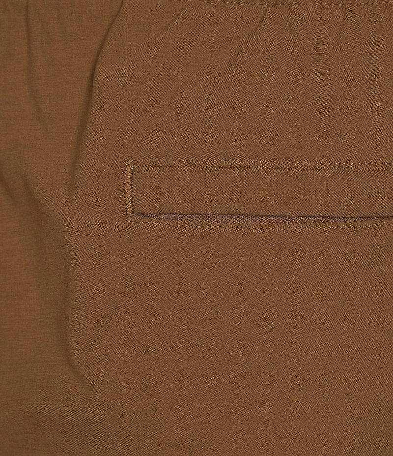 Roundtree & Yorke 8#double; Inseam Flat Front Performance Pull-On Shorts
