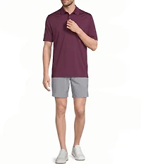 Roundtree & Yorke 8#double; Inseam Flat Front Performance Pull-On Shorts