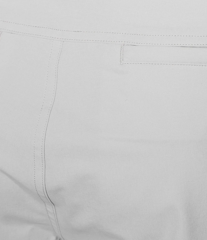 Roundtree & Yorke Solid Flat Front Performance 8#double; Inseam Shorts