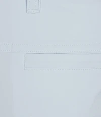 Roundtree & Yorke Solid Flat Front Performance 8#double; Inseam Shorts