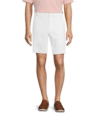 Roundtree & Yorke The Fairway 9#double; Flat Front Classic Fit Performance Shorts