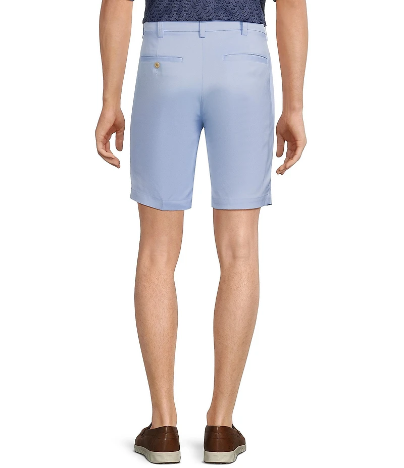 Roundtree & Yorke The Fairway 9#double; Flat Front Classic Fit Performance Shorts