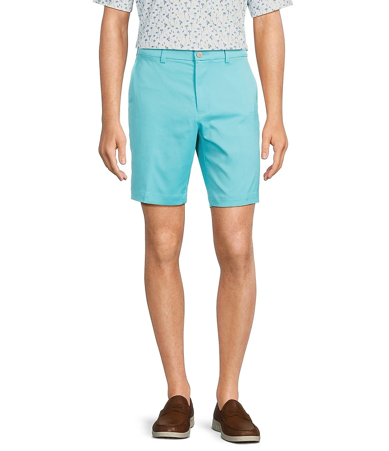 Roundtree & Yorke The Fairway 9#double; Flat Front Classic Fit Performance Shorts