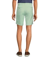 Roundtree & Yorke The Fairway 9#double; Flat Front Classic Fit Performance Shorts