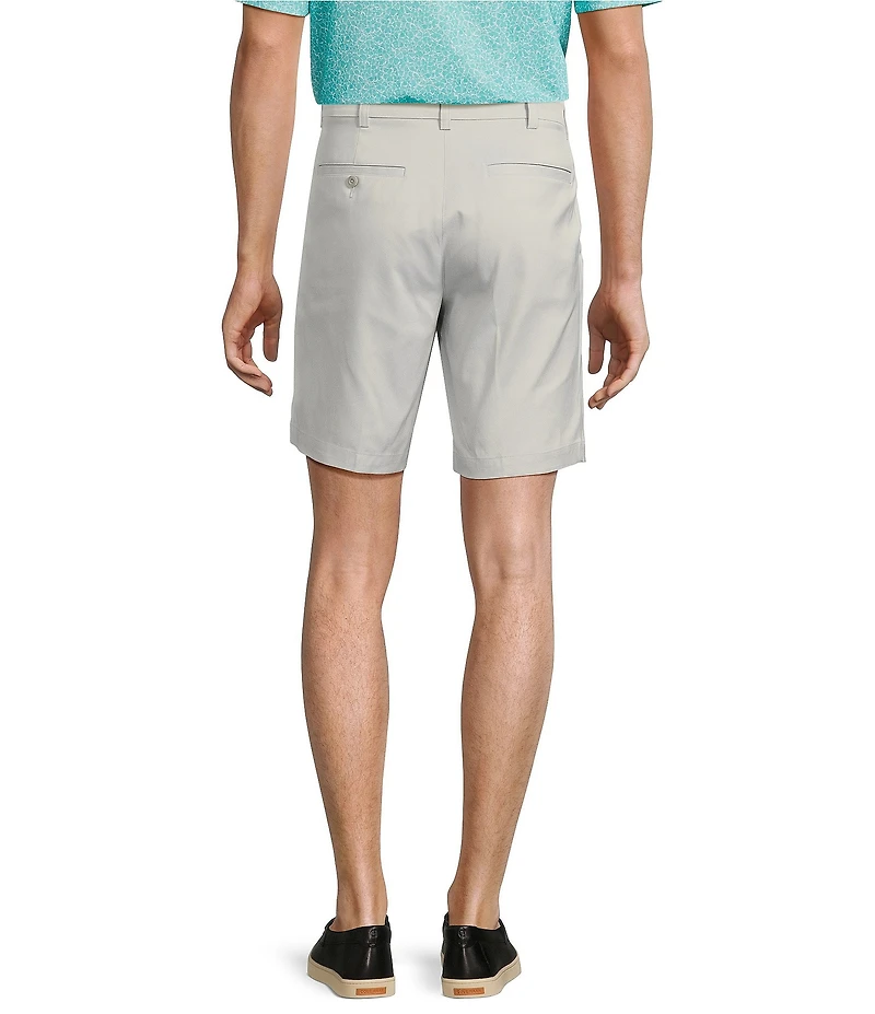 Roundtree & Yorke The Fairway 9#double; Flat Front Performance Shorts