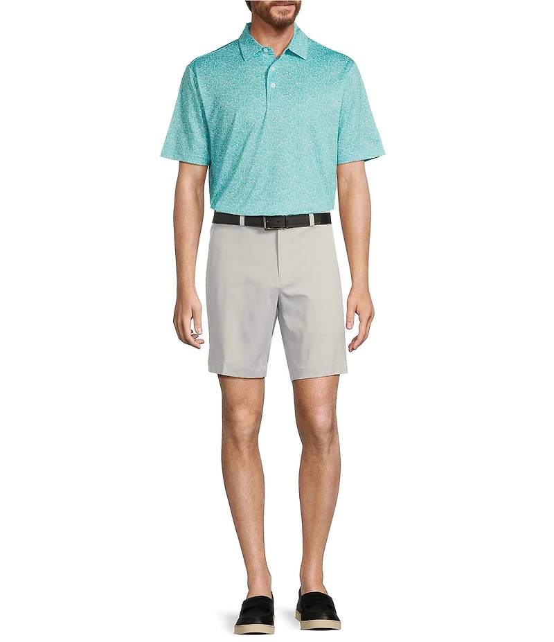 Roundtree & Yorke The Fairway 9#double; Flat Front Performance Shorts