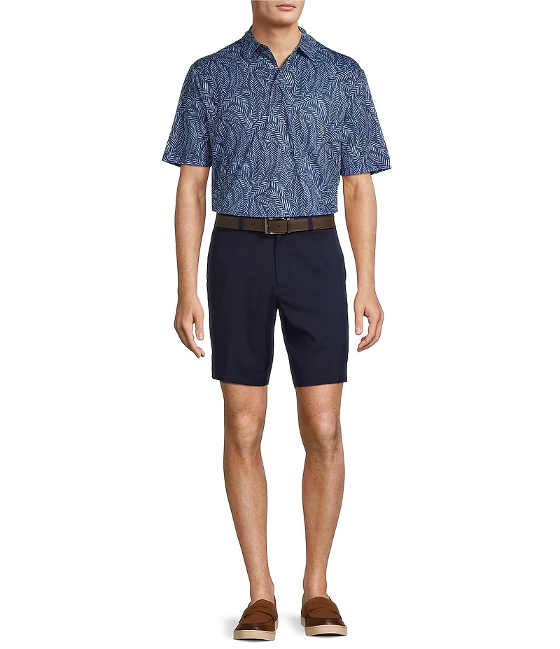 Roundtree & Yorke The Fairway 9#double; Flat Front Performance Shorts