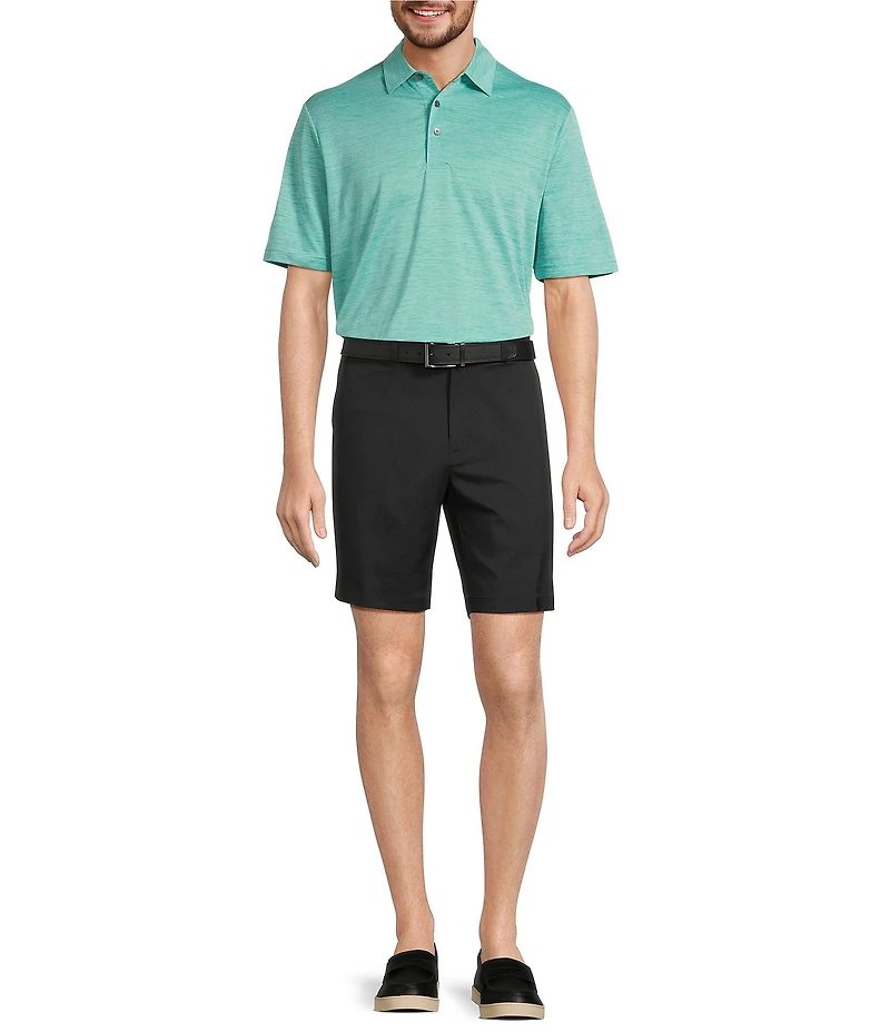Roundtree & Yorke The Fairway 9#double; Flat Front Performance Shorts