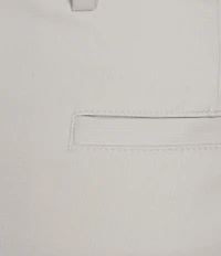 Roundtree & Yorke 9#double; Flat Front Performance Solid Texture Shorts