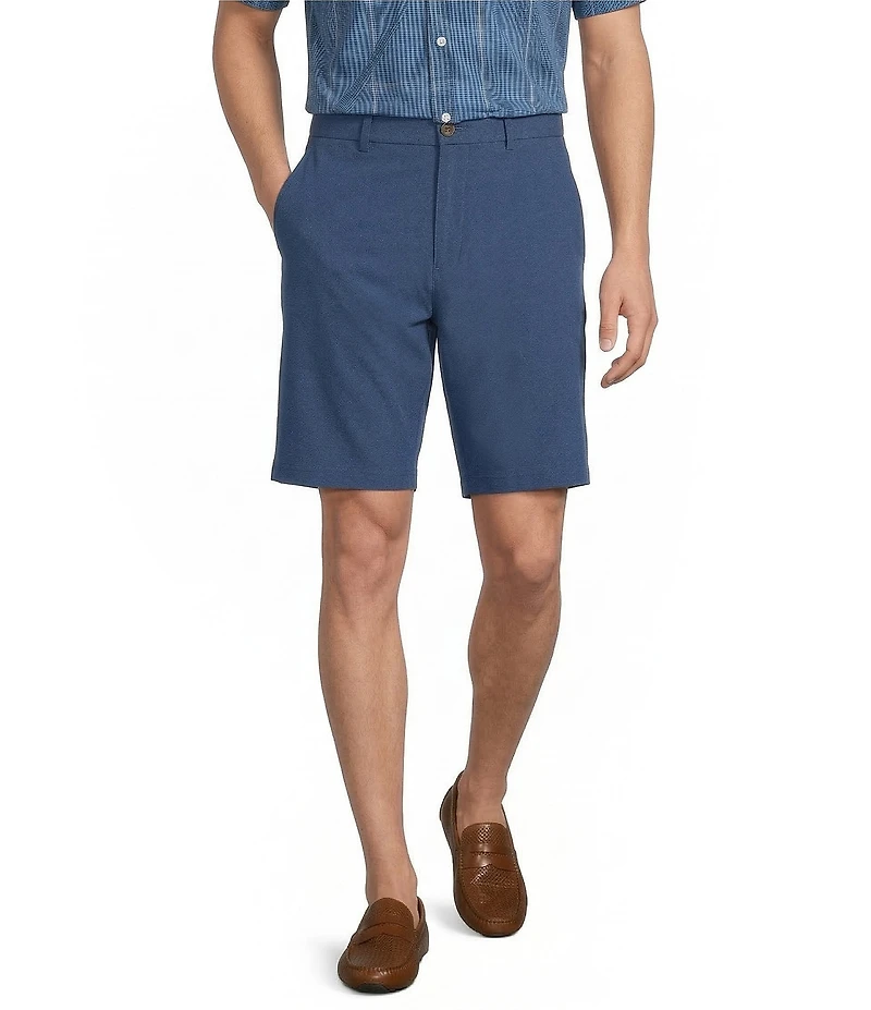 Roundtree & Yorke 9#double; Inseam Heather Performance Shorts