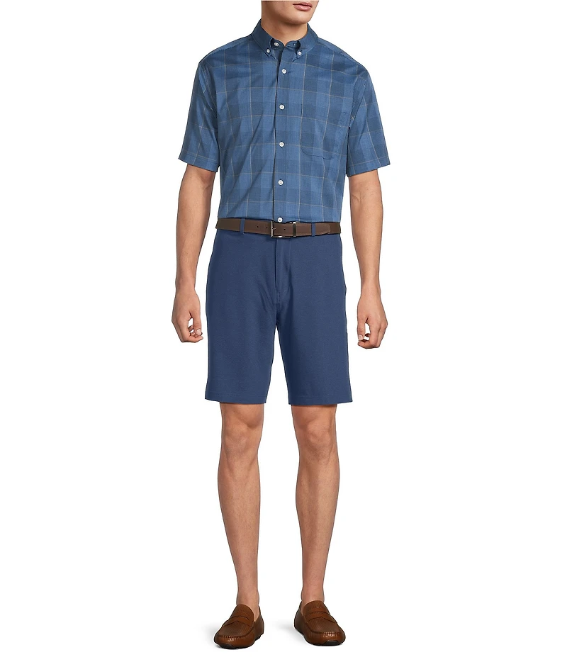 Roundtree & Yorke 9#double; Inseam Heather Performance Shorts