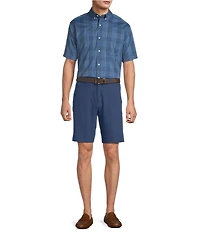 Roundtree & Yorke 9#double; Inseam Heather Performance Shorts