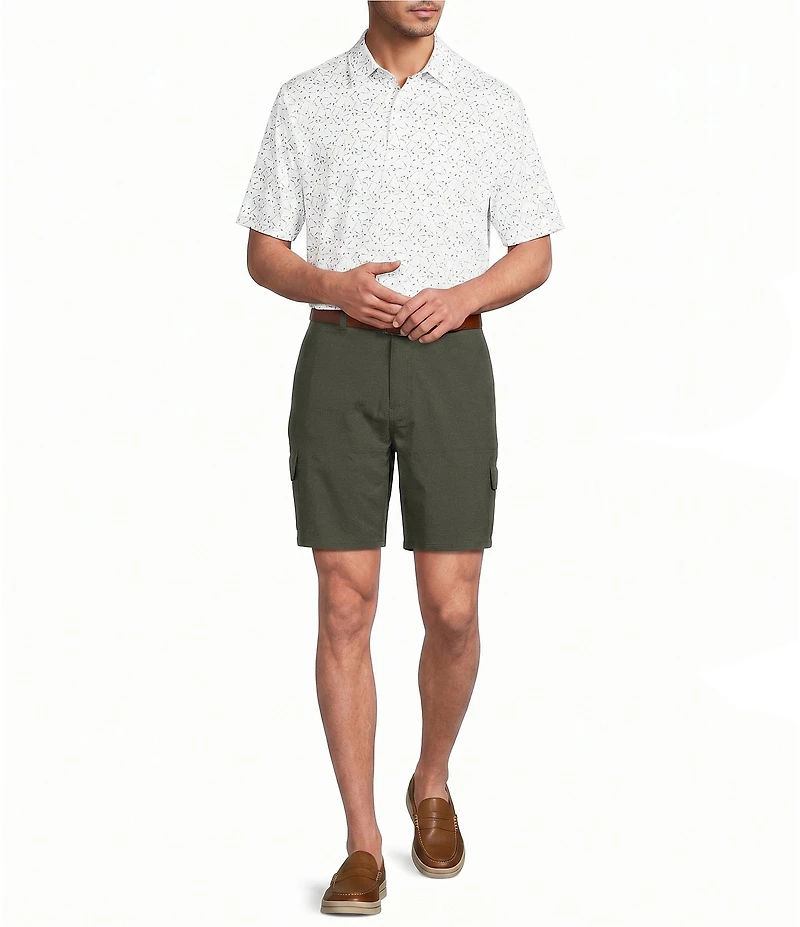 Roundtree & Yorke 8#double; Inseam Performance Cargo Shorts