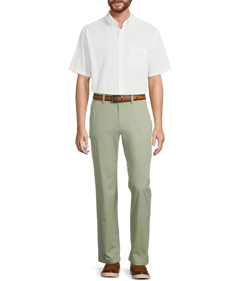 Roundtree & Yorke Andrew Fit Straight Washed Chino Pants