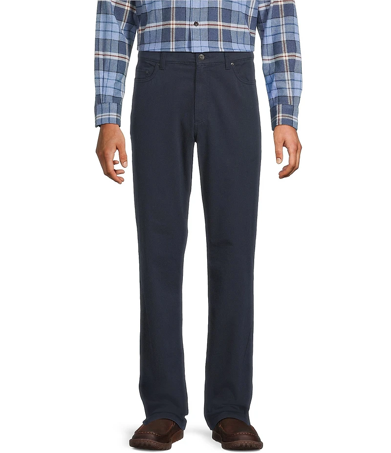 Roundtree & Yorke Andrew Straight Fit 5-Pocket Pants