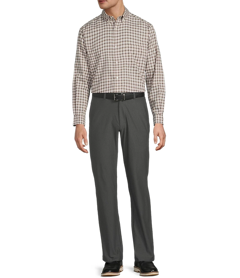 Roundtree & Yorke Andrew Straight Fit Flannel Touch Pants