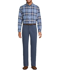 Roundtree & Yorke Andrew Straight Fit Textured Chino Pants